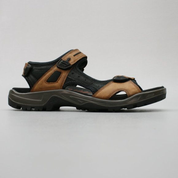 ECCO Men\'s 47 (13-13.5) Yucatan Receptor Brown Leather Hook Loop Sport Sandals main image 7